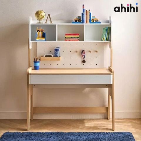 Bàn học cho bé Ahihi808 – Góc học tập ngăn nắp cho Bé