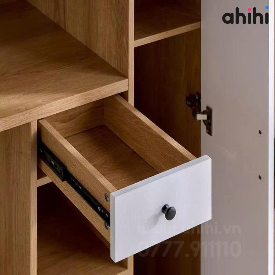 Bàn học cho bé ahihi803 – Gọn gàng, hiện đại, tiện dụng