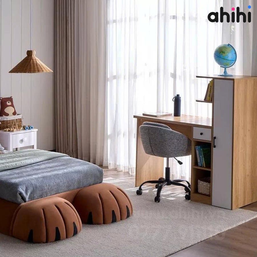 Bàn học cho bé ahihi803 – Gọn gàng, hiện đại, tiện dụng