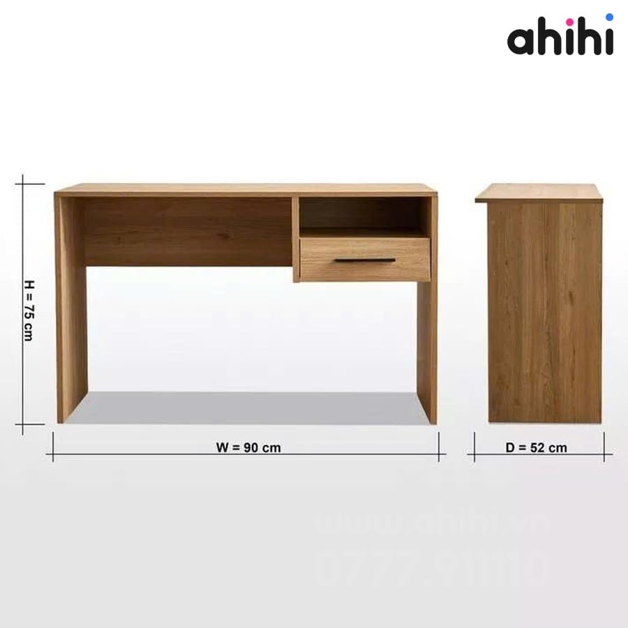 Bàn học cho bé ahihi804 – Không gian học tập tiện nghi cho bé