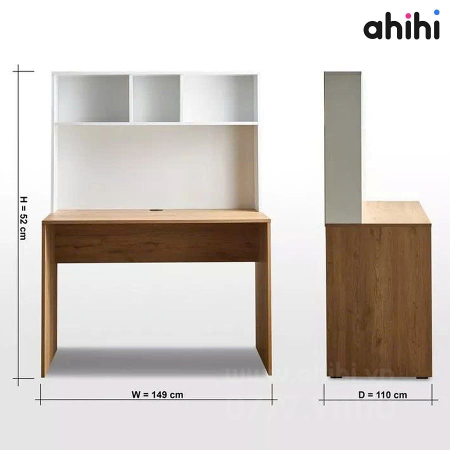 Bàn học cho bé Ahihi805 – Góc học tập gọn gàng