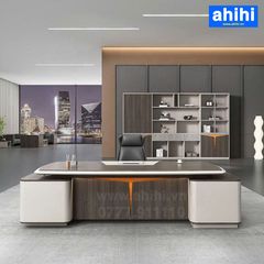 Bàn Giám Đốc Ahihi105 – Tối Giản Hiện Đại, Sang Trọng Cho Lãnh Đạo