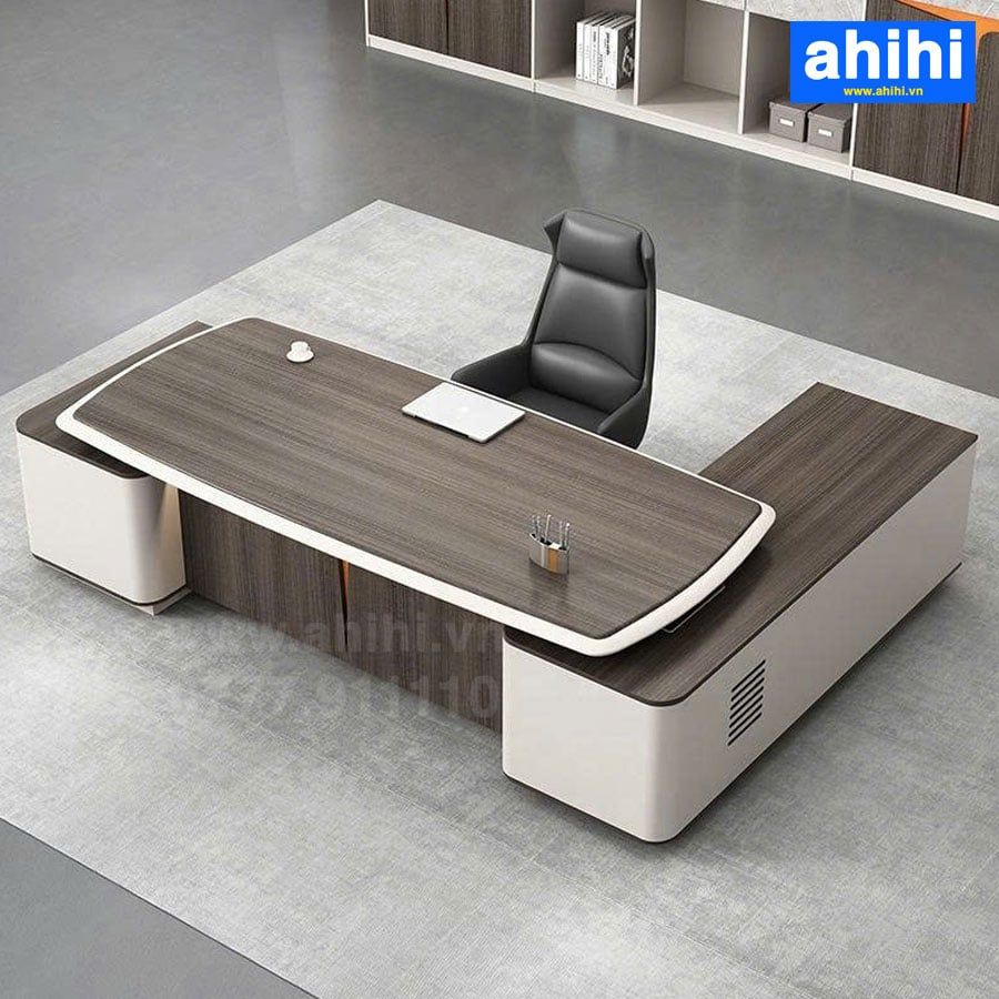 Bàn Giám Đốc Ahihi105 – Tối Giản Hiện Đại, Sang Trọng Cho Lãnh Đạo