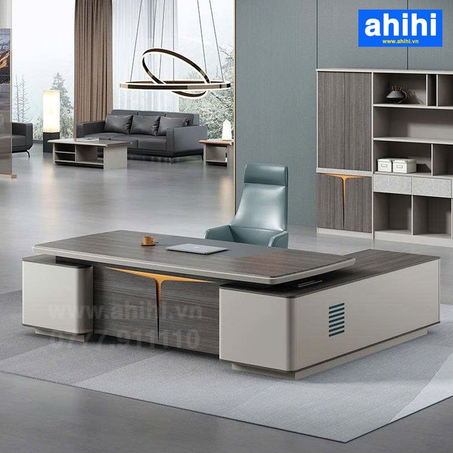 Bàn Giám Đốc Ahihi105 – Tối Giản Hiện Đại, Sang Trọng Cho Lãnh Đạo
