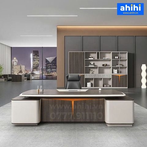 Bàn Giám Đốc Ahihi105 – Tối Giản Hiện Đại, Sang Trọng Cho Lãnh Đạo
