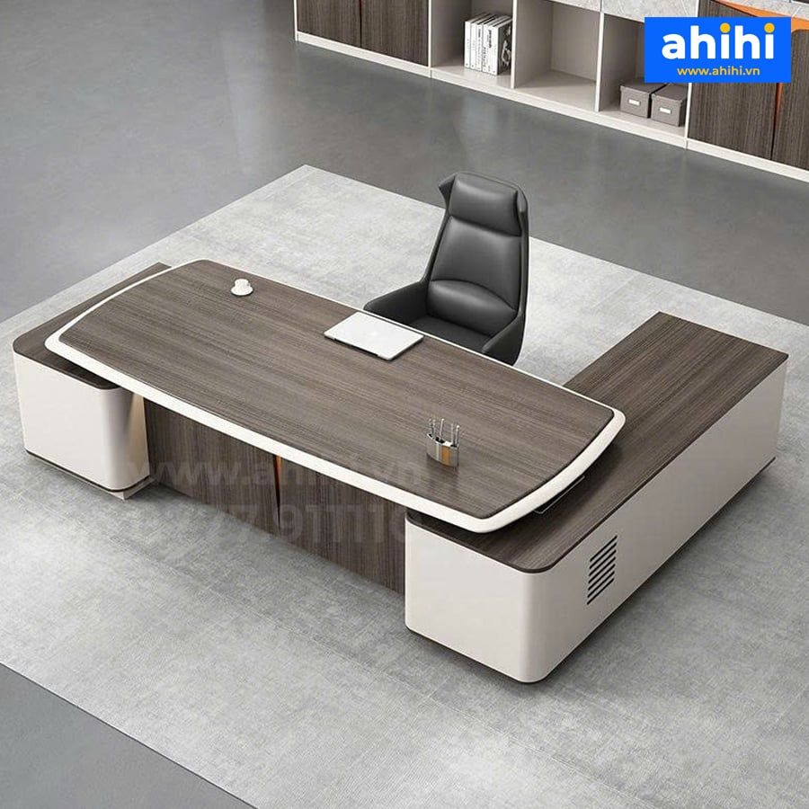 Bàn Giám Đốc Ahihi105 – Tối Giản Hiện Đại, Sang Trọng Cho Lãnh Đạo