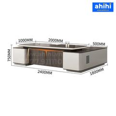 Bàn Giám Đốc Ahihi105 – Tối Giản Hiện Đại, Sang Trọng Cho Lãnh Đạo