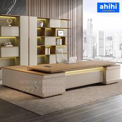 Bàn giám đốc hiện đại Ahihi102 – Gỗ cao cấp, sang trọng, tinh tế