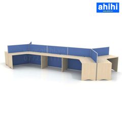 Cụm bàn làm việc chữ V ahihi460