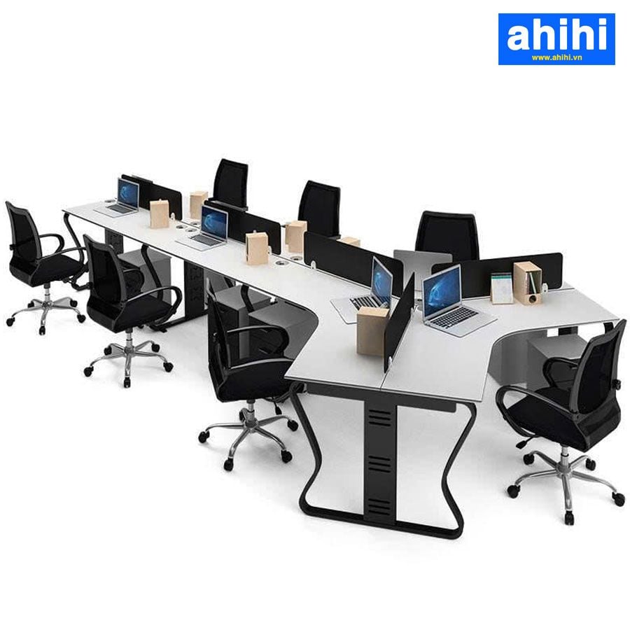 Cụm bàn làm việc chữ V ahihi459