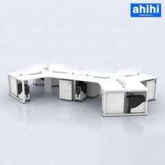 Cụm bàn làm việc chữ V ahihi460