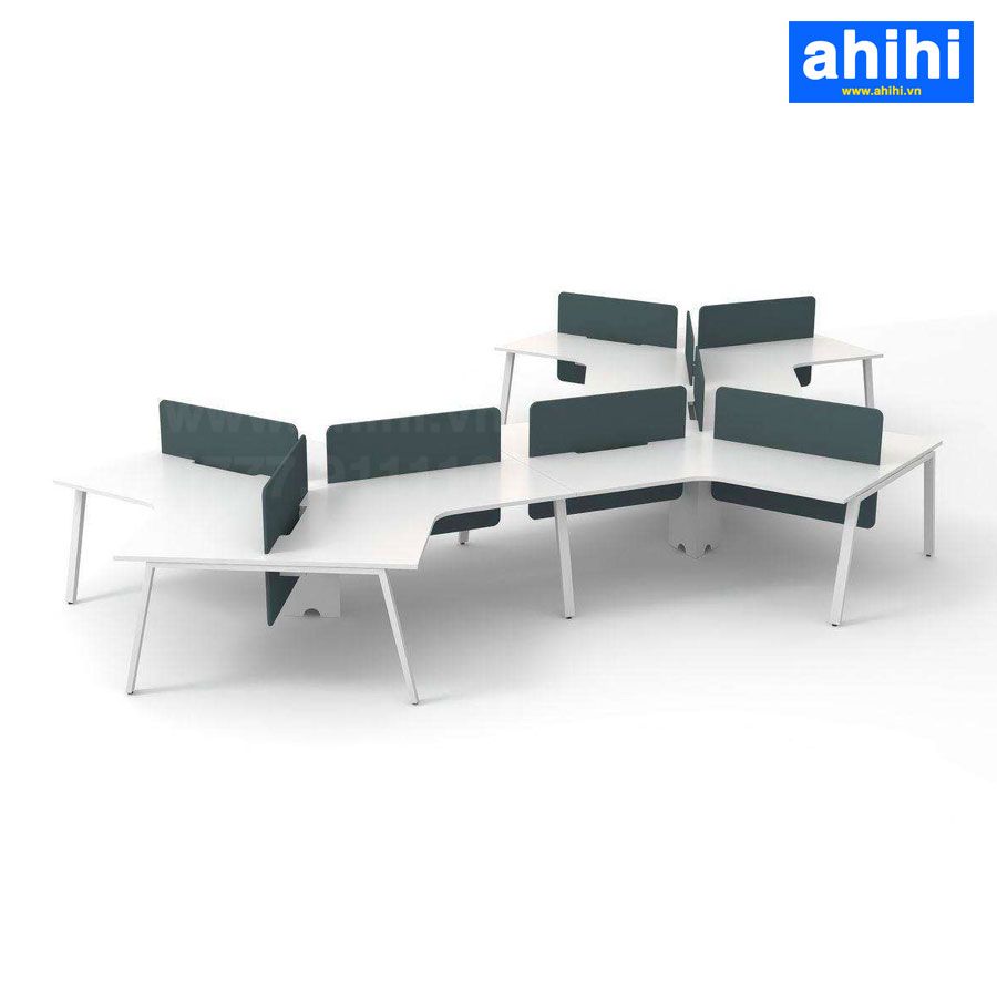 Cụm bàn làm việc chữ V ahihi461