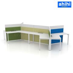 Cụm bàn làm việc chữ V ahihi460