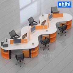 Cụm bàn làm việc chữ V ahihi451