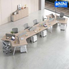 Cụm bàn làm việc chữ V ahihi458