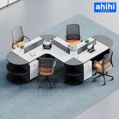 Cụm bàn làm việc chữ V ahihi456