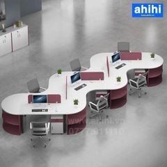 Cụm bàn làm việc chữ V ahihi451