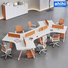Cụm bàn làm việc chữ V ahihi457