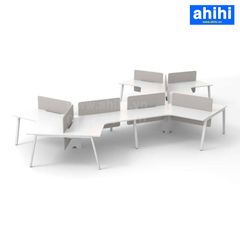 Cụm bàn làm việc chữ V ahihi462