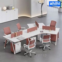 Cụm bàn làm việc chữ V ahihi457