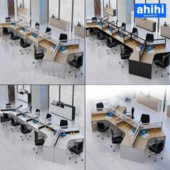 Cụm bàn làm việc chữ V ahihi454