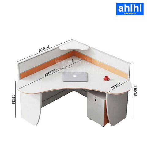 Cụm bàn làm việc chữ V ahihi452