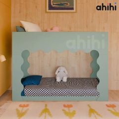 Giường tầng thấp ahihi240 cho bé | Thiết kế nhà nhỏ độc đáo