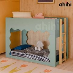 Giường tầng thấp ahihi240 cho bé | Thiết kế nhà nhỏ độc đáo
