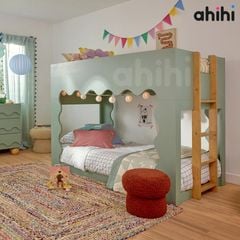 Giường tầng thấp ahihi240 cho bé | Thiết kế nhà nhỏ độc đáo