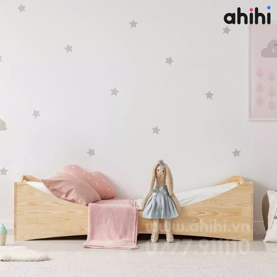 Giường ngủ trẻ em Ahihi107 – Thiết kế hiện đại cho phòng bé