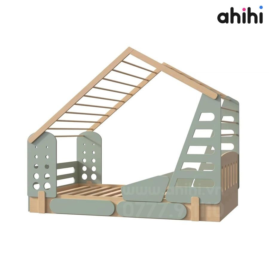 Giường ngủ ngôi nhà Ahihi117 – Không gian nhỏ, niềm vui lớn