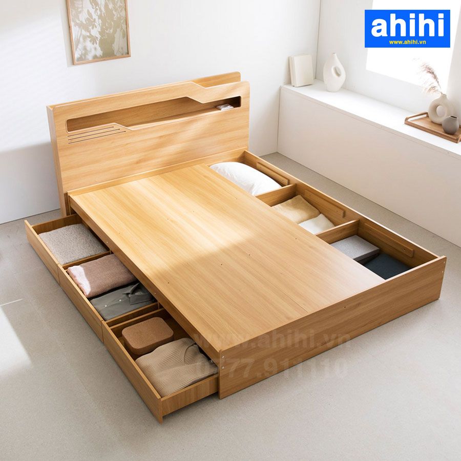 Giường ngủ ahihi cao cấp A09