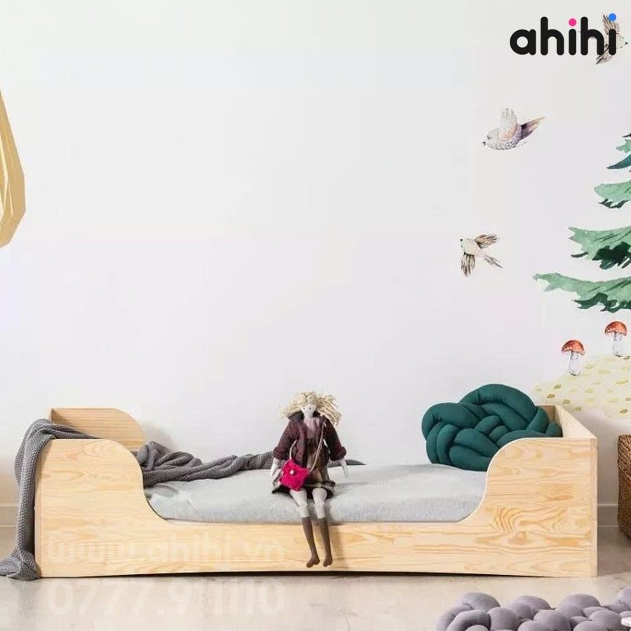 Giường ngủ trẻ em Ahihi105 – Thiết kế hiện đại cho phòng bé