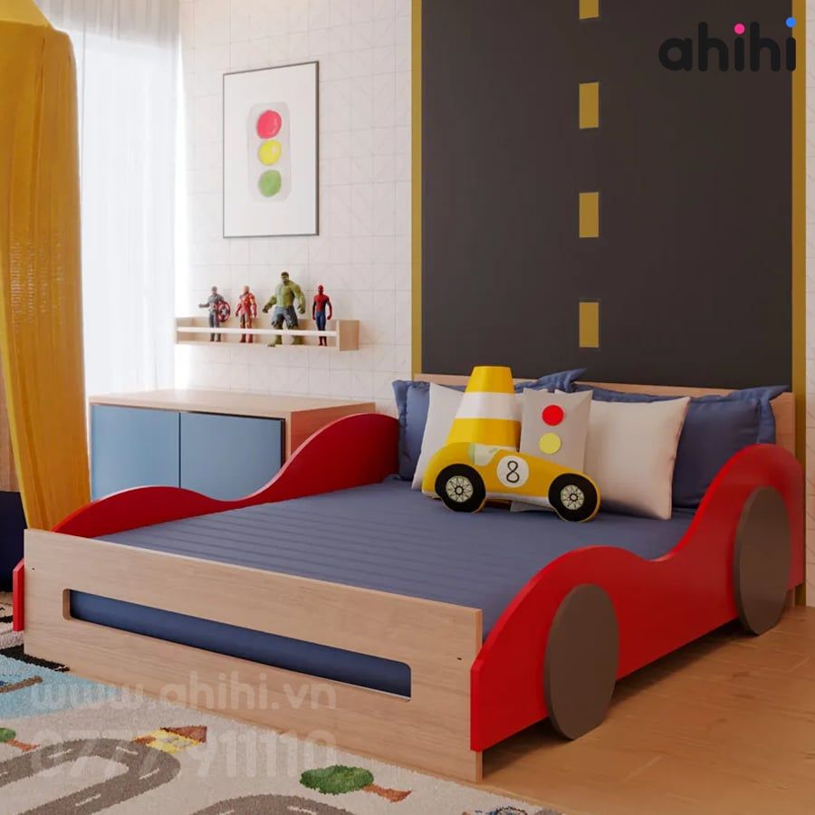 Giường ngủ Ô Tô cho Bé Ahihi109