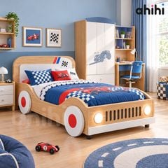 Giường tầng ô tô cho bé trai