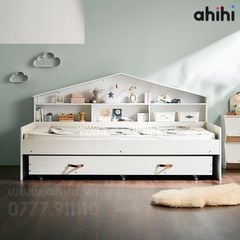 Giường tầng thấp ahihi227 cho bé | Giường kéo đa năng