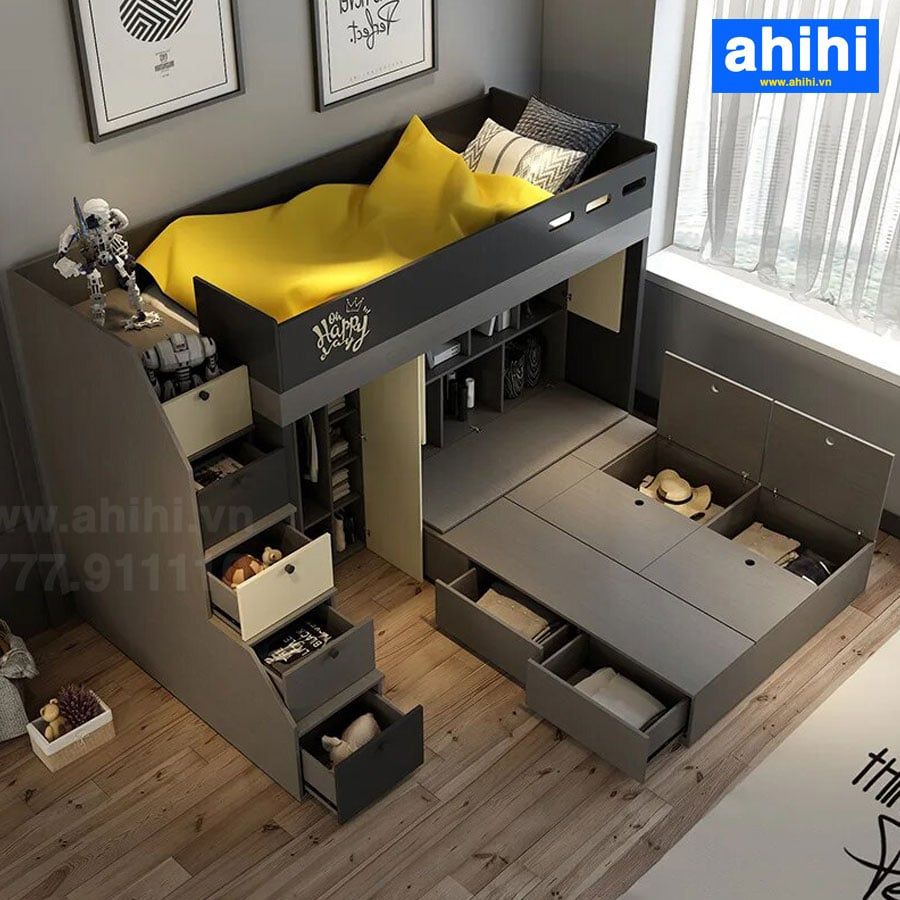 Giường tầng cho Bé A342