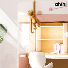 Giường tầng trẻ em Ahihi07 – Thiết kế đa năng, hiện đại cho phòng bé