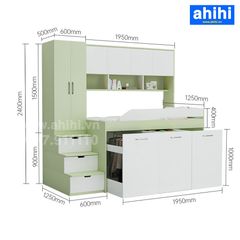 Giường tầng cho bé A324