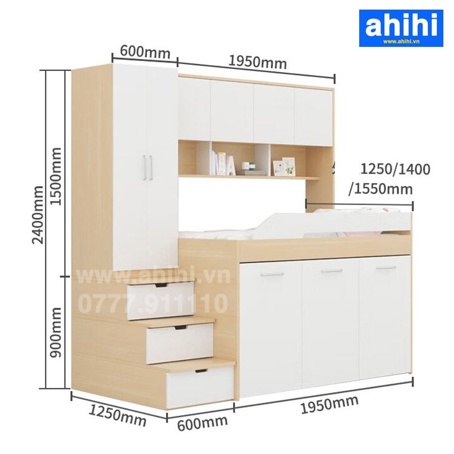 Giường tầng cho bé A324