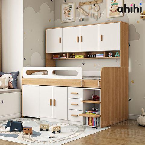 Giường Tầng Đa Năng Ahihi207 Cho Bé | Thiết Kế Thông Minh