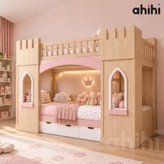 Giường tầng lâu đài Ahihi Castle cho bé