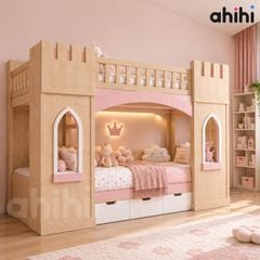 Giường tầng lâu đài Ahihi Castle cho bé