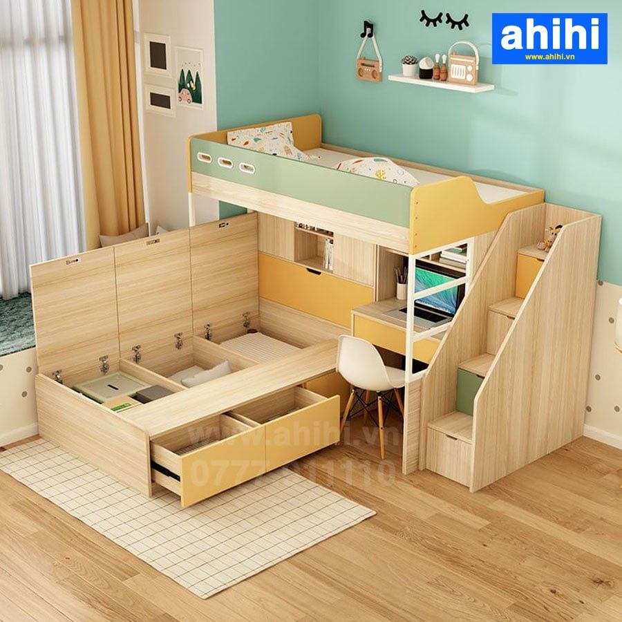 Giường tầng cho Bé A341