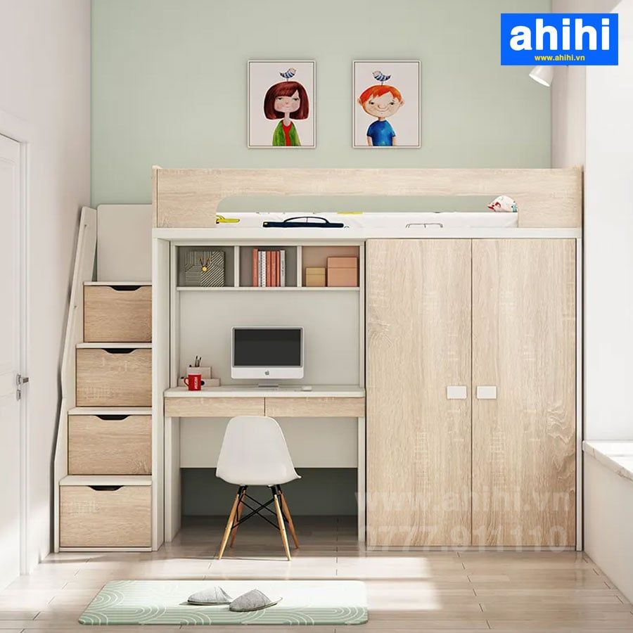 Giường tầng cho Bé A344