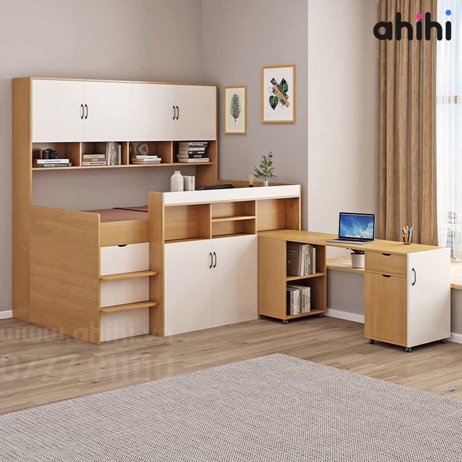 Giường tầng thấp ahihi217 -  Tối ưu không gian cho Bé