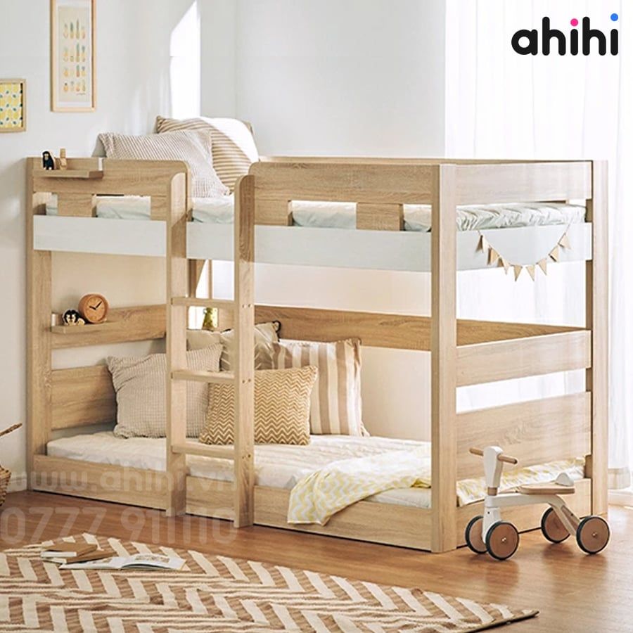 Giường tầng trẻ em Ahihi10 – Tối ưu không gian phòng bé