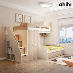 Giường tầng trẻ em Ahihi13 – Thiết kế đẹp, tiện nghi và gọn gàng
