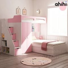 Giường tầng trẻ em Ahihi13 – Thiết kế đẹp, tiện nghi và gọn gàng