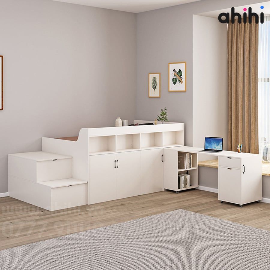Giường tầng thấp ahihi217 -  Tối ưu không gian cho Bé